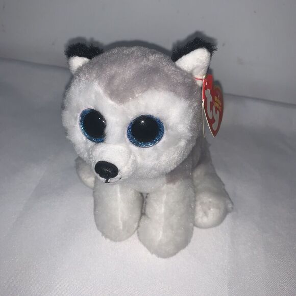 Ty Beanie Baby - BUFF the Husky Dog (6 Inch) Stuffed Plush Animal Toy NEW MWMTS - Picture 1 of 8